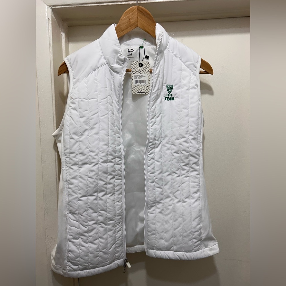 Ep Ny Golf Vertical Quilted Vest Womens S Wilshire Country Club 1919 NEW NWT